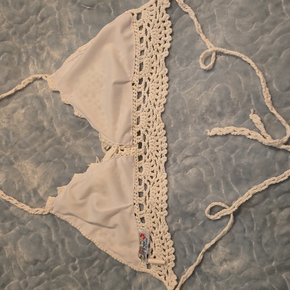 India Boutique Boho Crochet Bikini Top (0718) - Picture 2 of 5